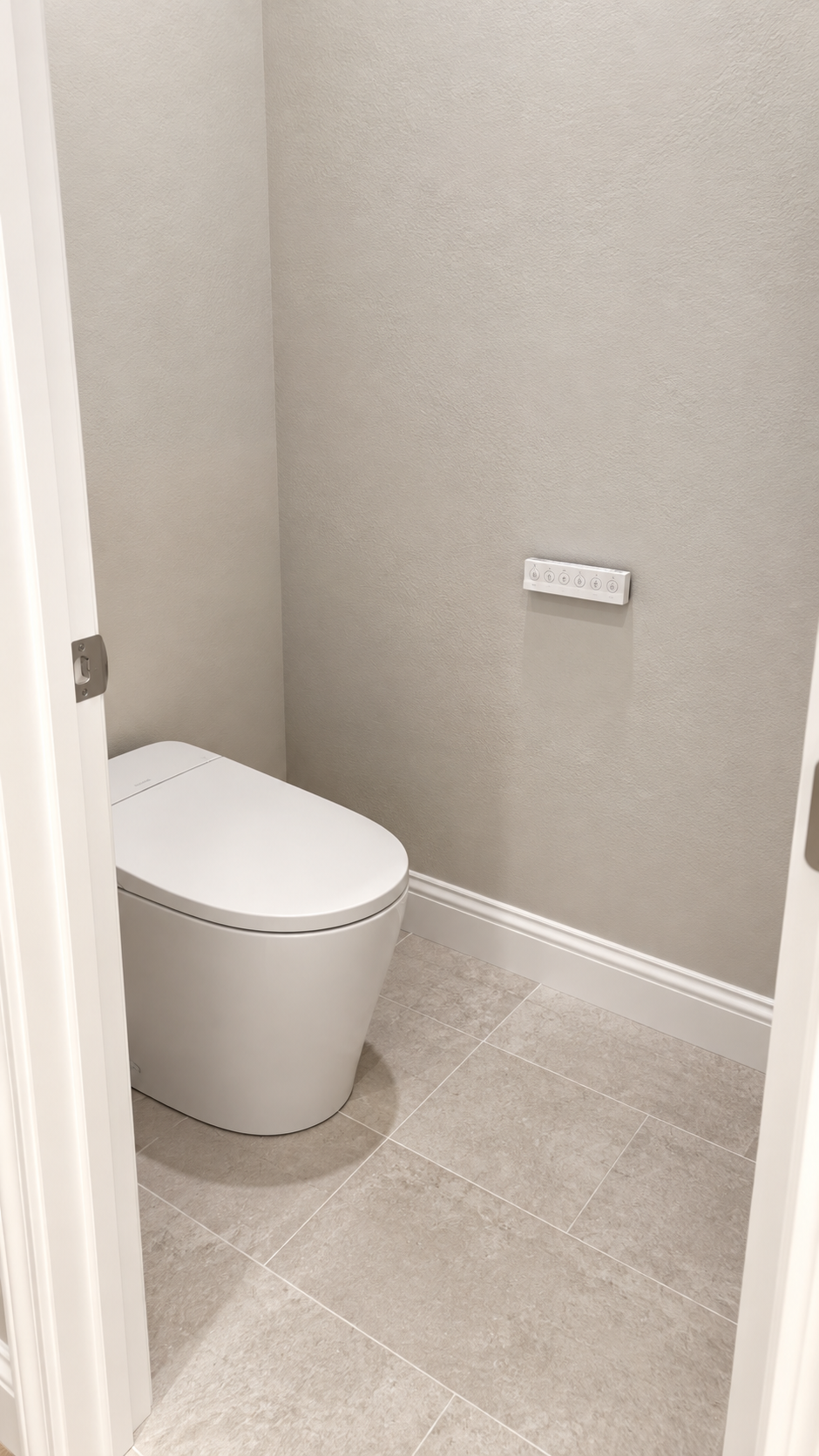 Updated private toilet room in an El Dorado Hills bathroom remodel